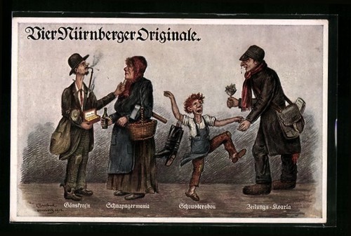 Künstler nürnberg - künstler-ak,