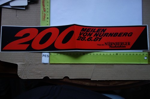 Alter aufkleber motorsport - aufkleber,