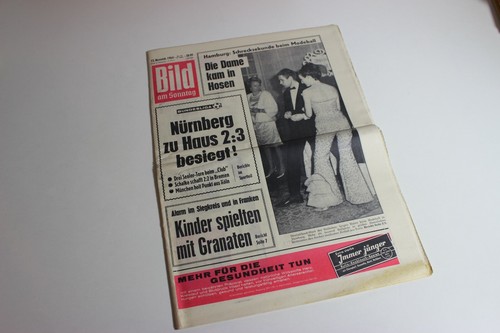 Bild sonntag vom 11 - am, 15.11.1964
