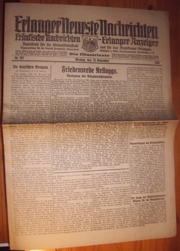 Erlangen zeitung 1928 - zeitung, 12.11.1928