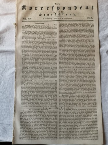 1853 nürnberg 306 - rk/,