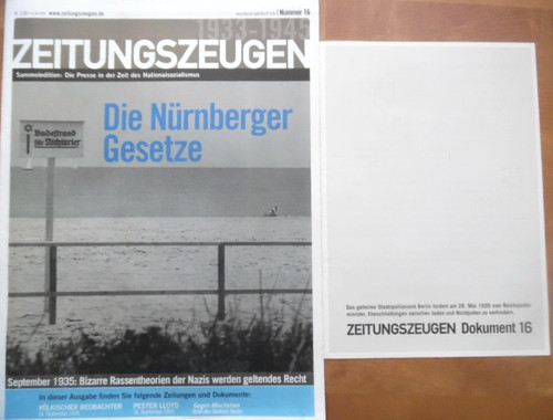 Zeitungszeugen 1935 die - zeitungszeugen, -1935