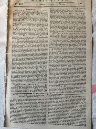 1853 nürnberg 281 in der - nürnberg,